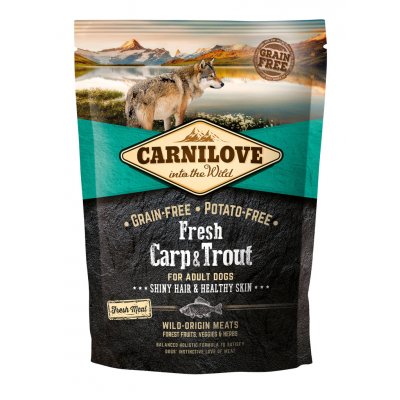 Carnilove Fresh Carp & Trout for Adult Dogs 1,5 kg – Hledejceny.cz