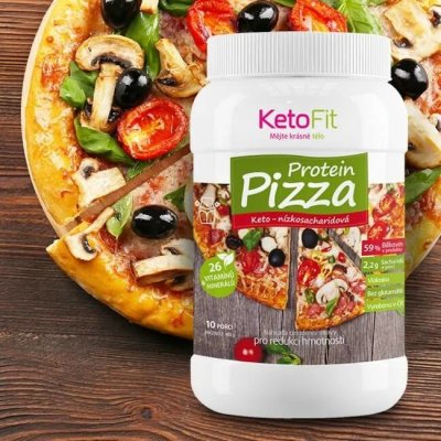 KetoFit Pizza proteinové těsto 400 g – Zbozi.Blesk.cz