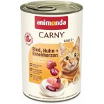 Carny Adult hovězí kuře & kachní srdce 400 g – Hledejceny.cz