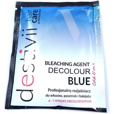 DeColor Destivii Decolour Blue Color Blond melír na vlasy 40 g – Zbozi.Blesk.cz