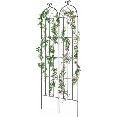 Kovová pergola SucceBuy s mřížkou, 220 cm – Hledejceny.cz