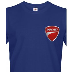 Bezvatriko cz pánské triko Ducati Canvas pánské tričko s krátkým rukávem 1636 modrá