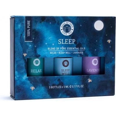 Song of India Essential Oil Aromaterapeutický set Sleep 3 x 5 ml – Sleviste.cz