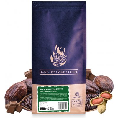 Coffee On Fire BRASIL SANTOS NY2 scr. 17/18 Fine Cup s.s. COOXUPE 100% Arabika káva zrnková 0,5 kg – Zbozi.Blesk.cz