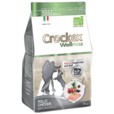 Crockex Wellness Adult kuře s rýží 3 kg