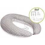Scamp Multifunkční polštář Little Heart White Grey – Sleviste.cz
