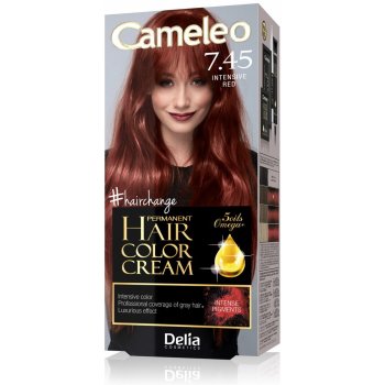 Delia Cameleo barva na vlasy 7.45 intenzivní červená