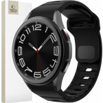 Tech-Protect Silicone Line na Samsung Galaxy Watch 4 / 5 / 5 Pro / 6 / 7 / FE, černý TEC313600 – Zboží Mobilmania