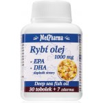 MedPharma Rybí olej 1000 mg + EPA + DHA 37 kapslí – Hledejceny.cz