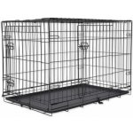 Dog Fantasy Klec skládací 2 dveře XL 106 x 69 x 77 cm – Sleviste.cz