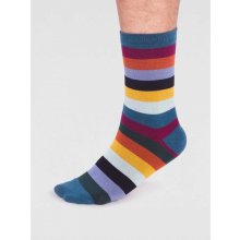 Thought Fashion UK Bambusové ponožky Jase Stripe blue