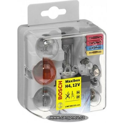 Sada žárovek MAXIBOX - Bosch 12V H4 /1987301111, 1 987 301 111/ – Hledejceny.cz
