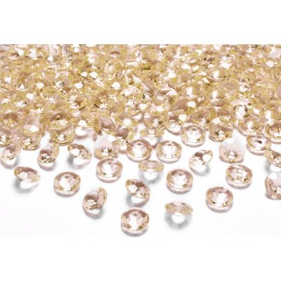 Konfety Diamanty zlaté 1,2cm – Sleviste.cz