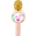 Izoxis 27048 Bezdrátový Karaoke Bluetooth mikrofon králiček 800mAh růžový – Sleviste.cz