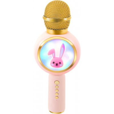 Izoxis 27048 Bezdrátový Karaoke Bluetooth mikrofon králiček 800mAh růžový – Sleviste.cz