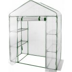 Aldotrade s policemi 140x140x200cm bílá – Zboží Mobilmania
