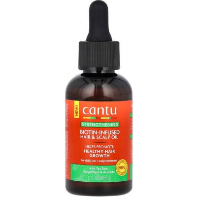 Cantu Biotin-Infused Hair & Scalp Oil Olejíček pro zdravý růst vlasů 59 ml – Hledejceny.cz