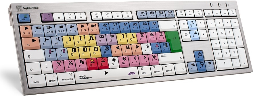 Logic Keyboard AVID Media Composer pro MAC