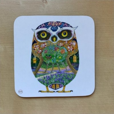 The DM Collection UK Tácek pod sklenici Owl Sova 9x9 – Zbozi.Blesk.cz