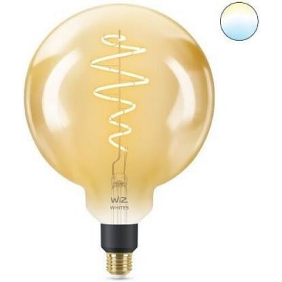 WiZ LED žárovka filament amber E27 G200 6W 390lm 2000-5000K IP20, stmívatelná