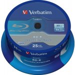 Verbatim BD-R 25GB 6x,spindle, 25ks (43837)