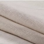 Lněné voděodolné závěsy se zavěšením tab top - Béžový, 132 x 275 cm – Sleviste.cz