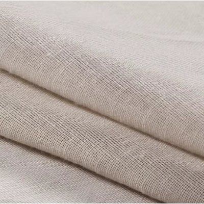 Lněné voděodolné závěsy se zavěšením tab top - Béžový, 132 x 275 cm – Sleviste.cz