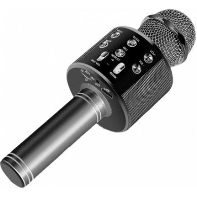 Pouzdro MG modrétooth Karaoke mikrofon s reproduktorem, černé