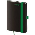 Helma 365 Diář 2026 týdenní kapesní diář černozelený s poutkem na pero 580397 – Zboží Živě