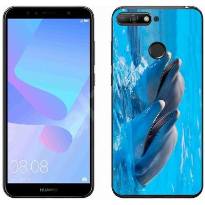mmCase gelový kryt Huawei Y6 Prime (2018) - delfíni – Zboží Živě