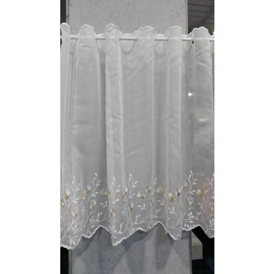 Záclona s růžičkama 60 cm – Hledejceny.cz