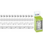 Heyda papírová 1,5 cm x 5 m bílá stříbrná 4 ks – Zboží Mobilmania