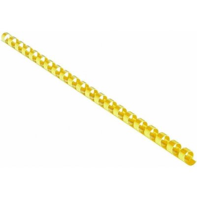 FELLOWES EUROSUPPLIES plastové hřbety/ formát A4/ 25mm/ žluté/ 50 pack – Zboží Živě