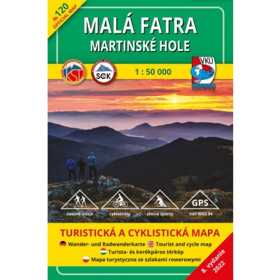VKÚ Harmanec Malá Fatra - Martinské hole - mapa č. 120