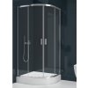 Sprchové kouty NEW TRENDY Čtvrtkruhový sprchový kout SUVIA 90x90, čiré sklo + vanička (ZS-0002)