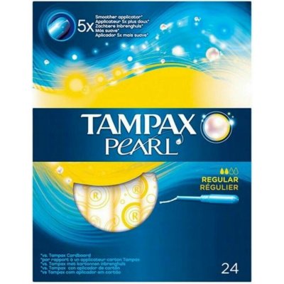 Tampax Pearl Regular tampony s aplikátorem 24 ks – Hledejceny.cz