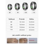 Smoot Ring velikost 10 (vnitřní průměr 19,8 mm) černý – Zboží Živě