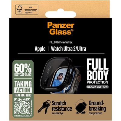PanzerGlass Full Body na Apple Watch Ultra/Ultra 2 černé 3724 – Zboží Živě