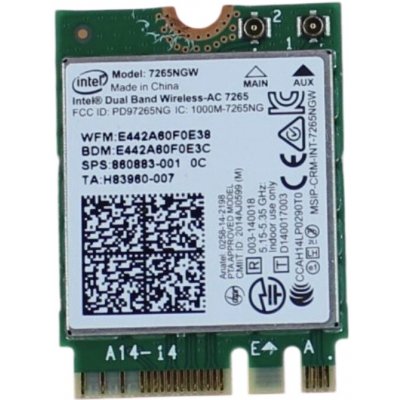 Intel 7265NGW – Hledejceny.cz