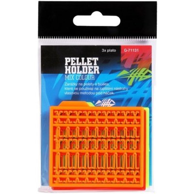 Giants Fishing Zarážky na pelety Pellet Holder Mix Colour oranžová,žlutá,červená 3ks