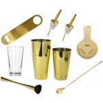 Luxusní Barmanská Sada zlatá 10 kusů – Zboží Dáma