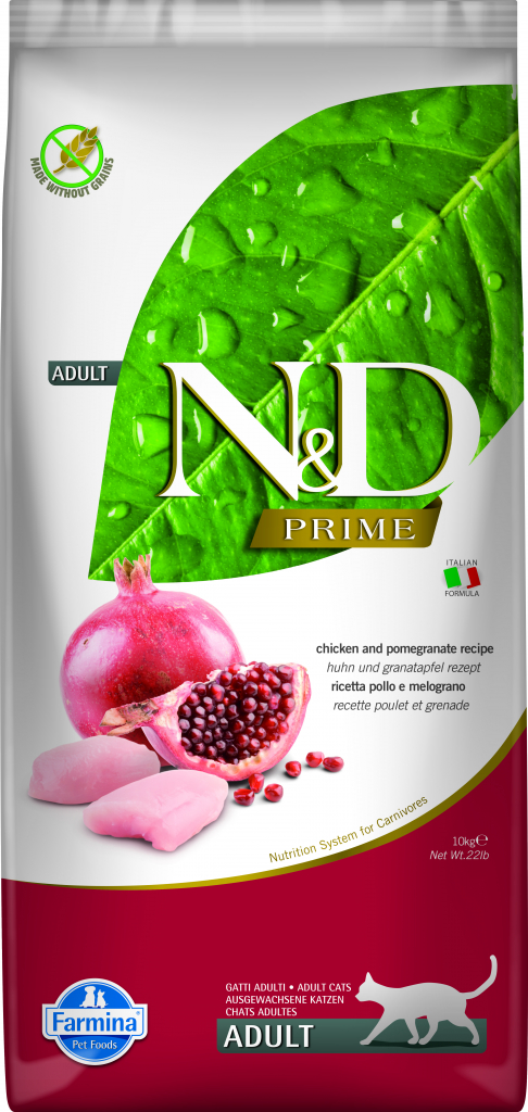 N&D Prime Cat Adult Chicken and Pomegranate 10 kg