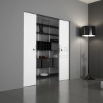 Ermetika ABSOLUTE EVO pro posuvné dveře 2-křídlé do zdi 1450/2100/125 – Hledejceny.cz