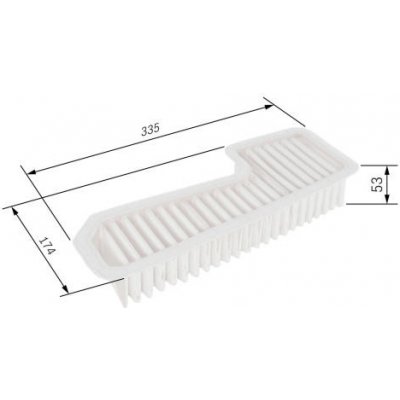 Vzduchový filtr BOSCH F 026 400 158 – Hledejceny.cz