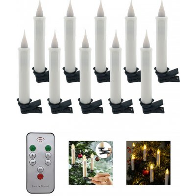 Vánoční sada LED bezdrátové svíčky s DO HOME DECOR HD-500 – Sleviste.cz