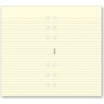 Filofax Poznámkový papír, linkovaný krémový formát A6 – Zboží Živě
