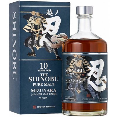 Shinobu Japanese Whisky 10y 43% 0,7 l (karton) – Hledejceny.cz