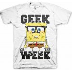 SpongeBob Squarepants tričko Geek Of The Week pánské white – Hledejceny.cz