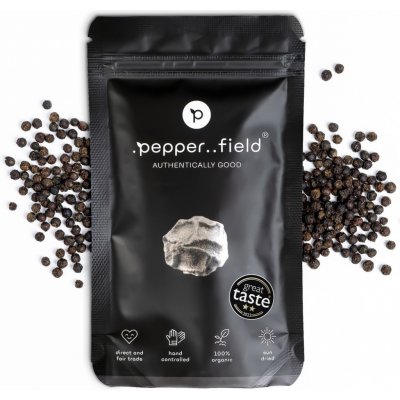 Pepper Field Kampotský Pepř černý doypack 50 g – Zboží Mobilmania