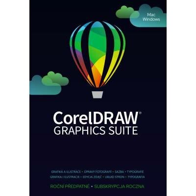 CorelDRAW Graphics Suite 365, prodloužení licence na 1 rok LCCDGSSUBREN11 – Sleviste.cz